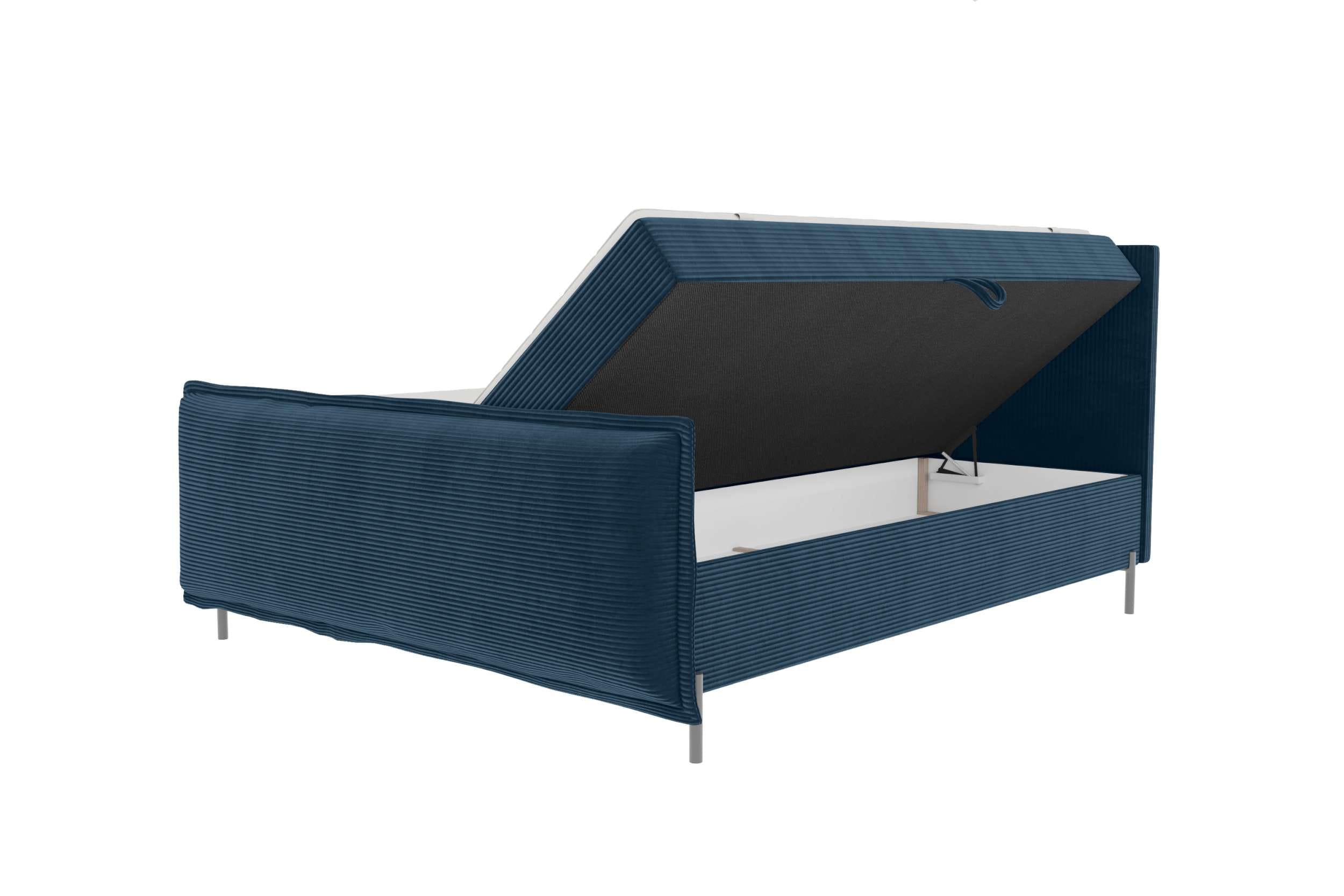 Boxspringbett Elysio Plus Blau