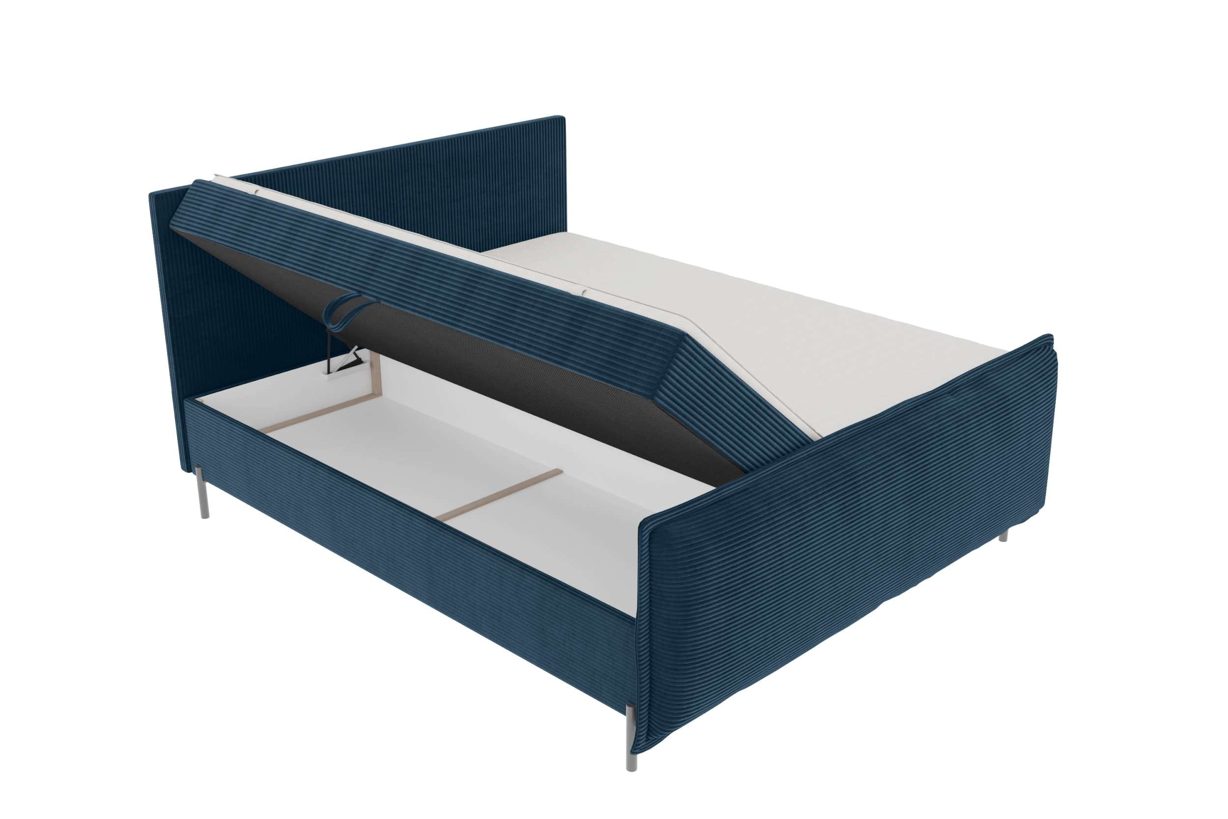 Boxspringbett Elysio Plus Blau