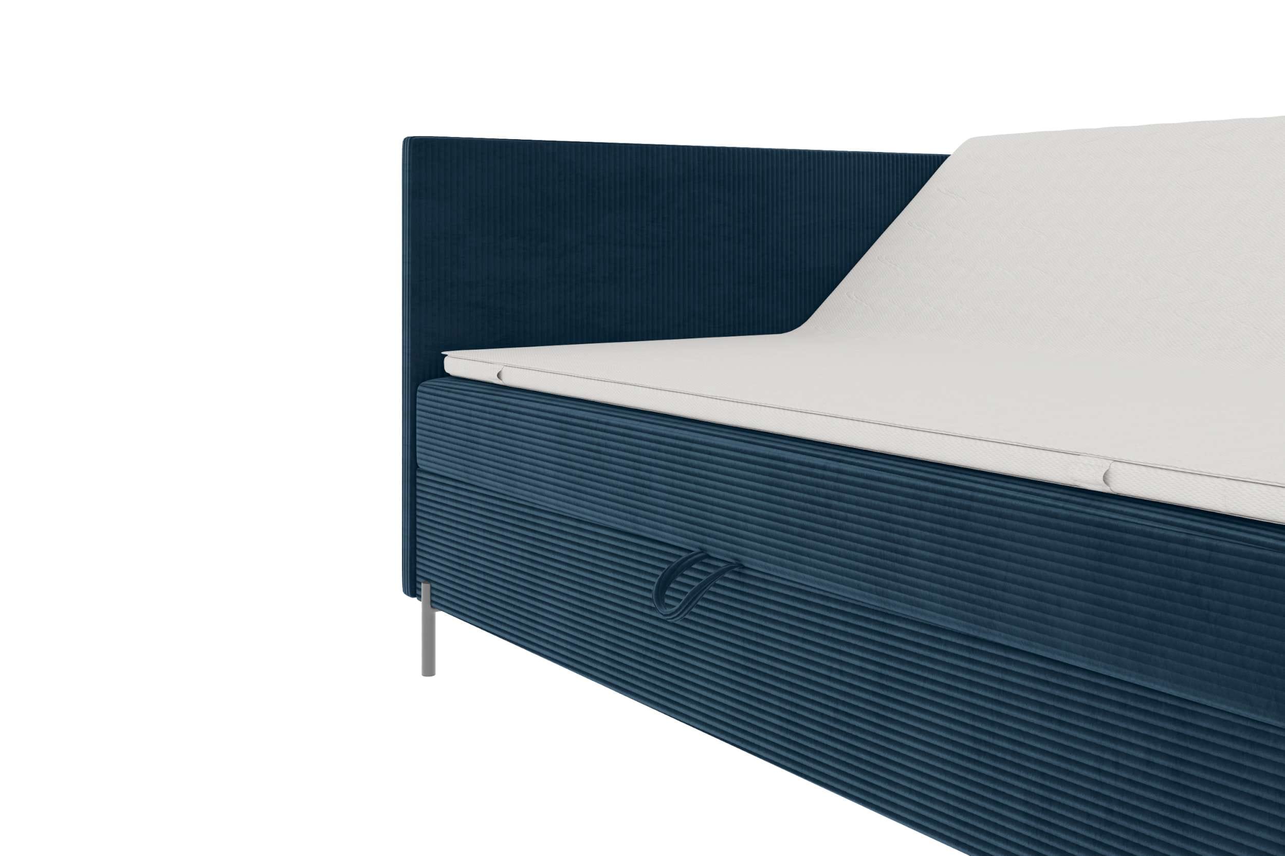 Boxspringbett Elysio Plus Blau