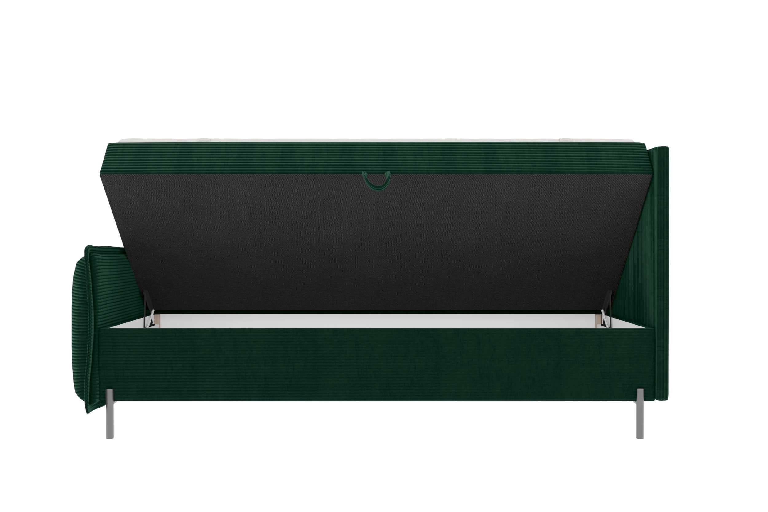 Boxspringbett Elysio Plus Dunkelgrün