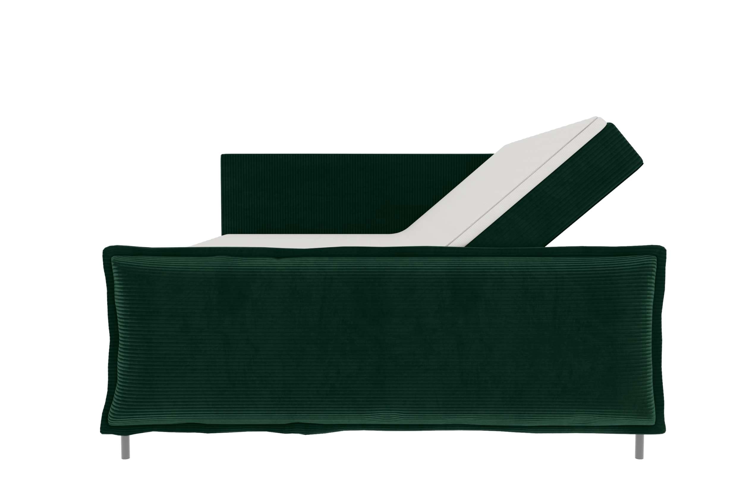 Boxspringbett Elysio Plus Dunkelgrün