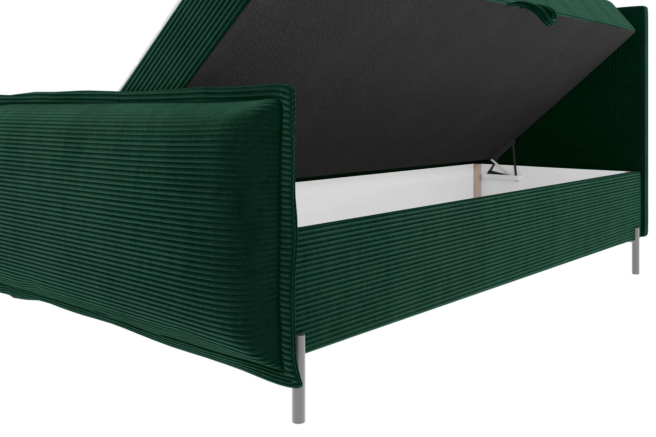 Boxspringbett Elysio Plus Dunkelgrün