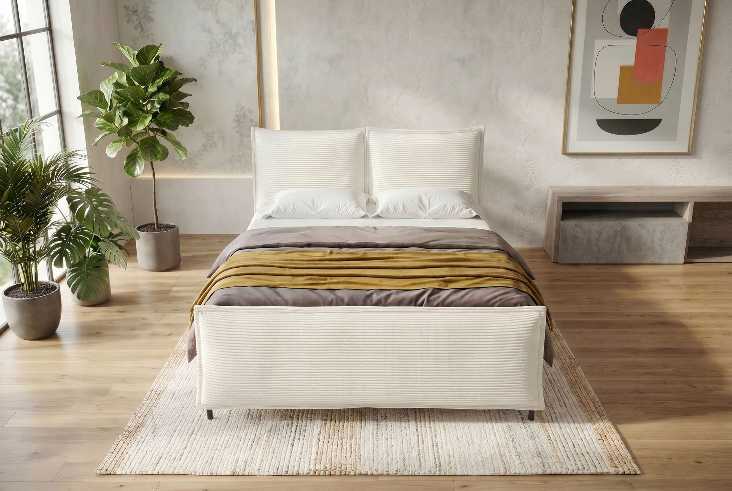 Boxspringbett Elysio Plus Creme