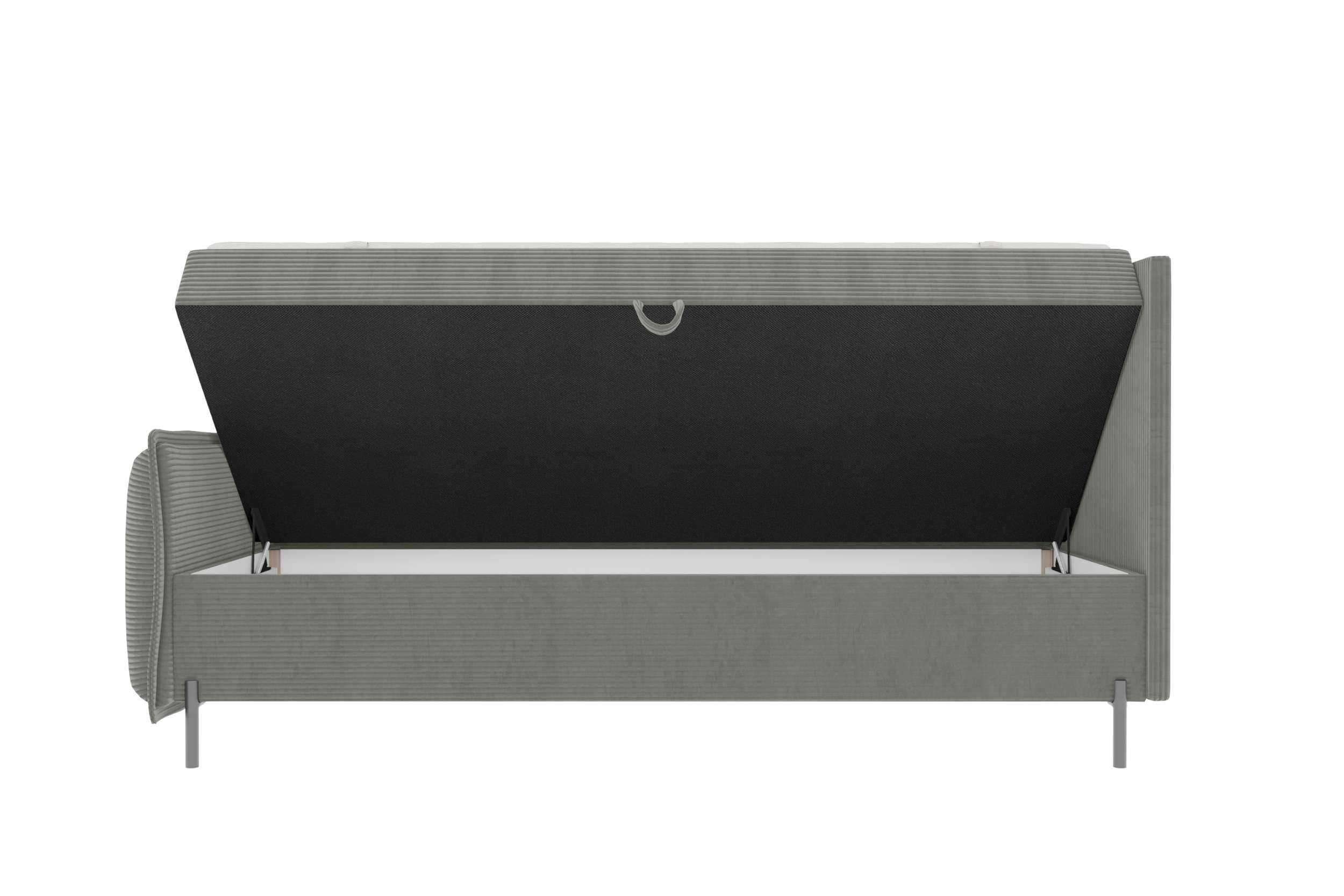 Boxspringbett Elysio Plus Hellgrau