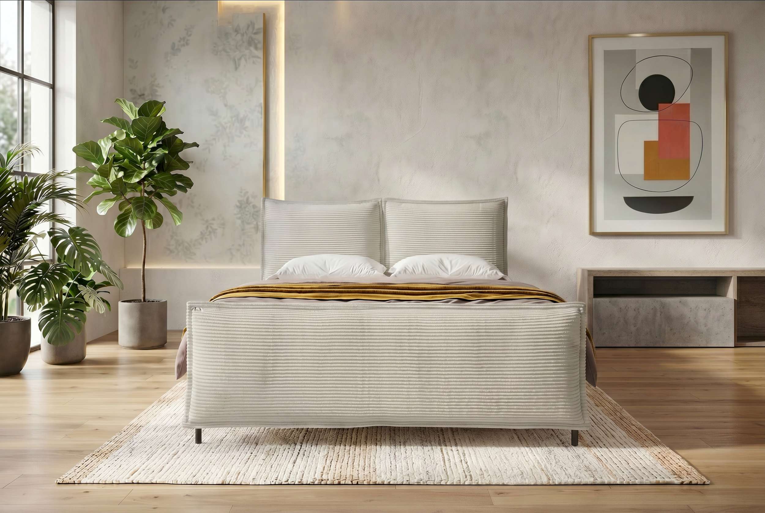 Boxspringbett Elysio Plus Greige