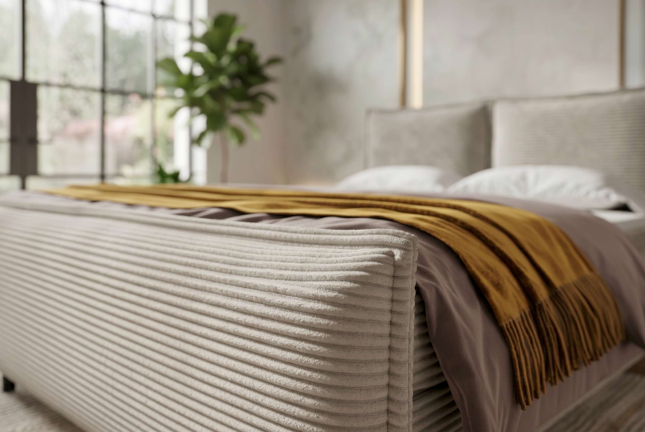 Boxspringbett Elysio Plus Greige