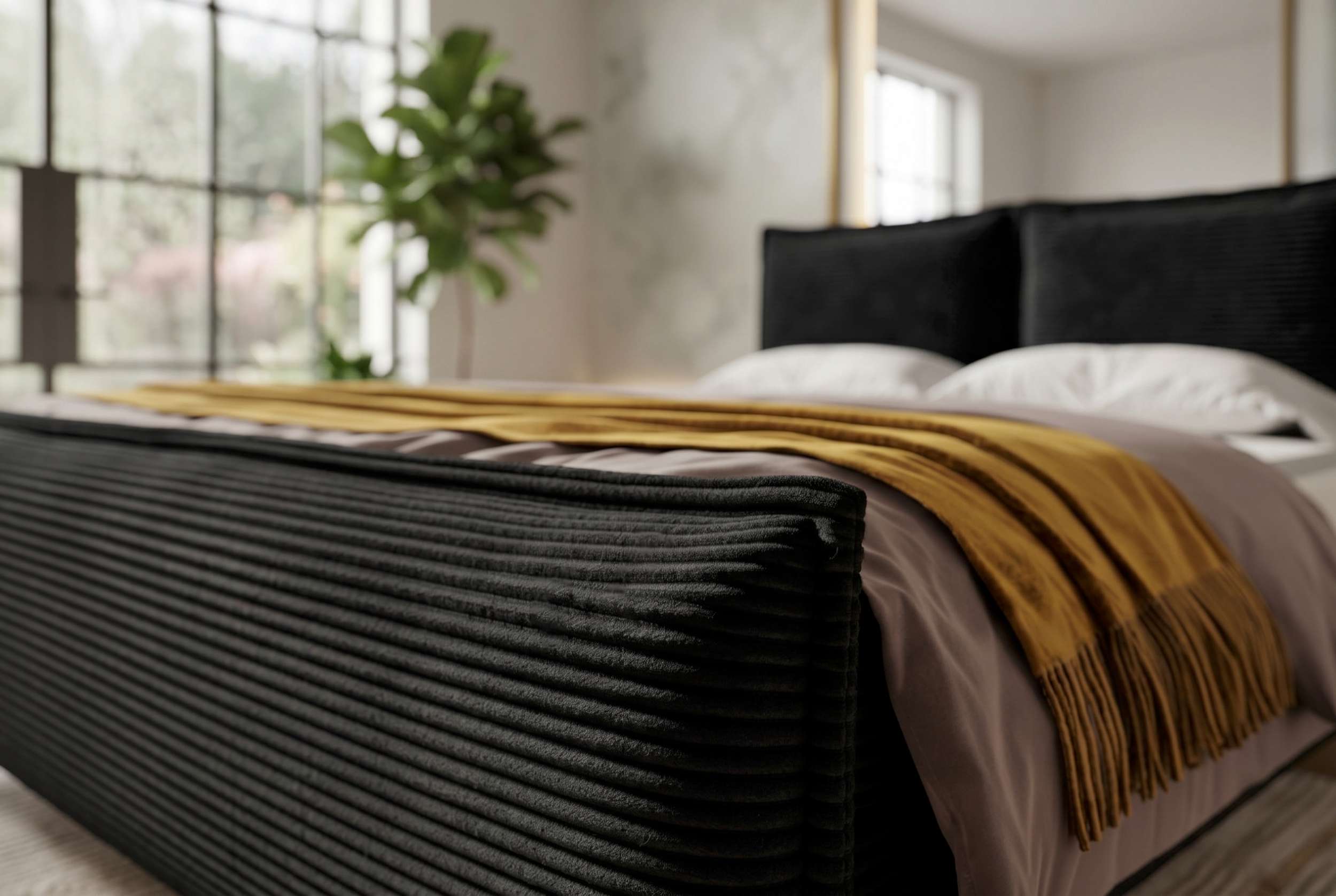 Boxspringbett Elysio Plus Schwarz