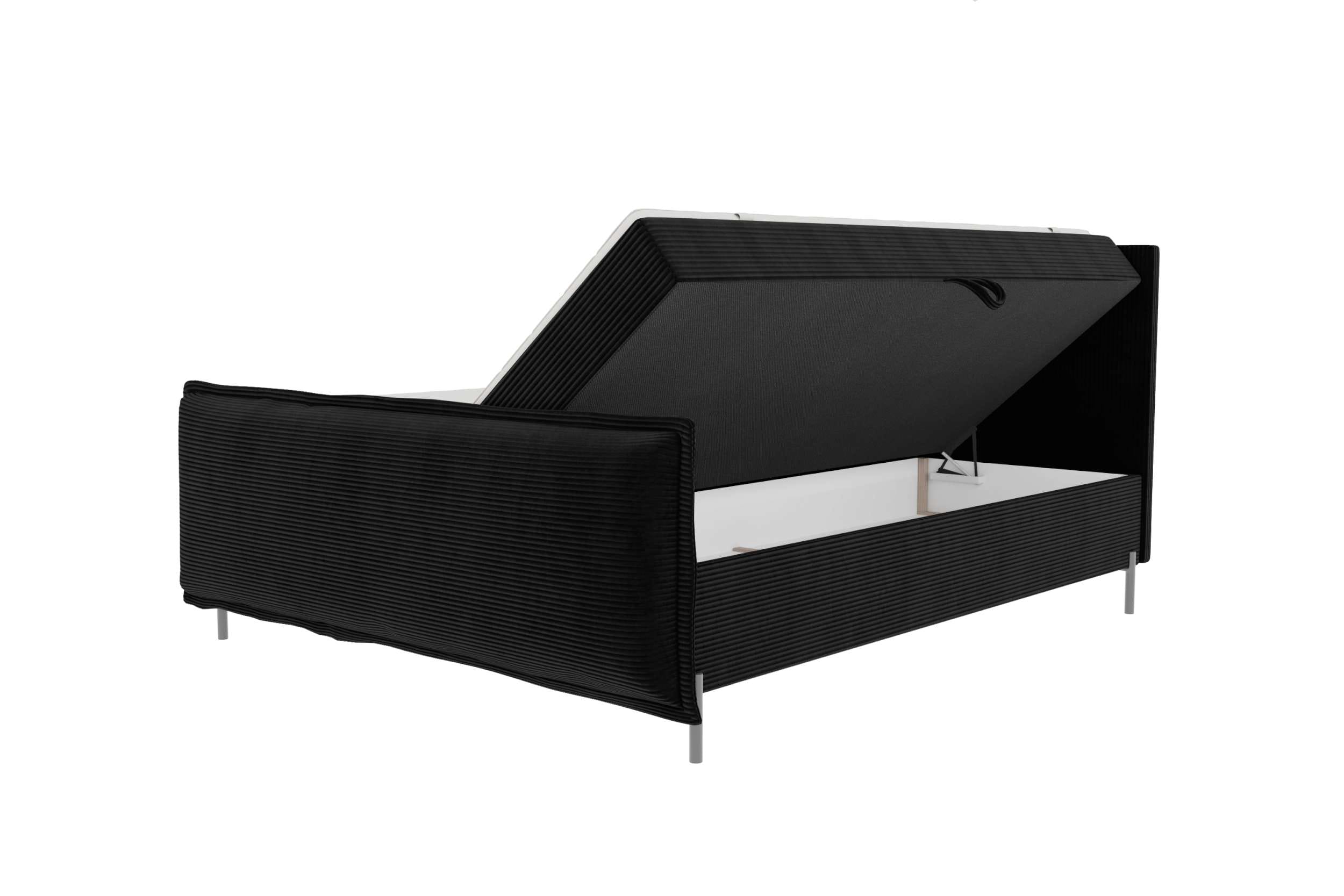 Boxspringbett Elysio Plus Schwarz