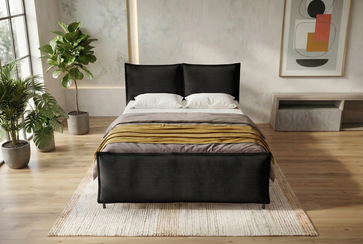 Boxspringbett Elysio Plus Schwarz