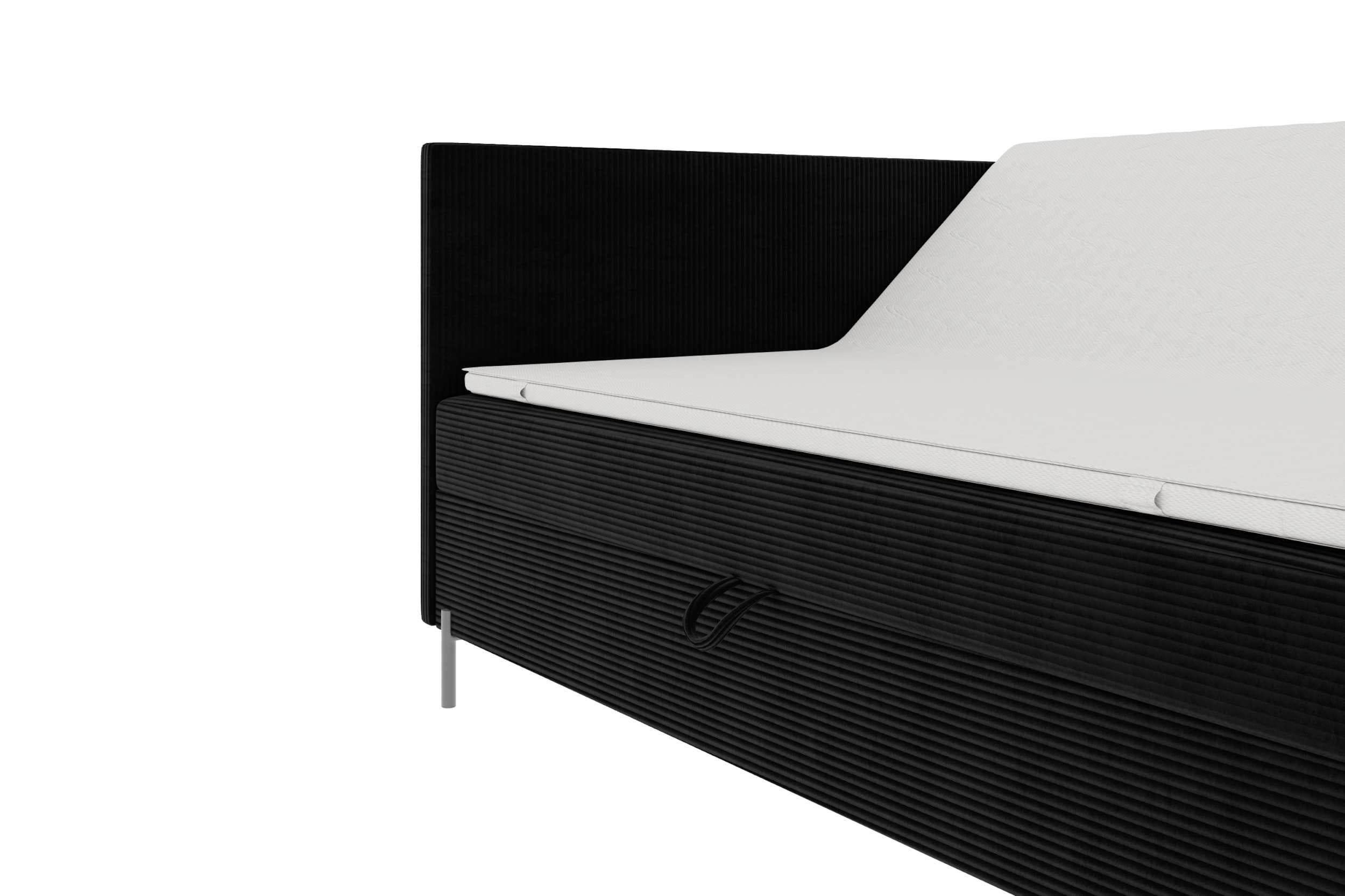 Boxspringbett Elysio Plus Schwarz