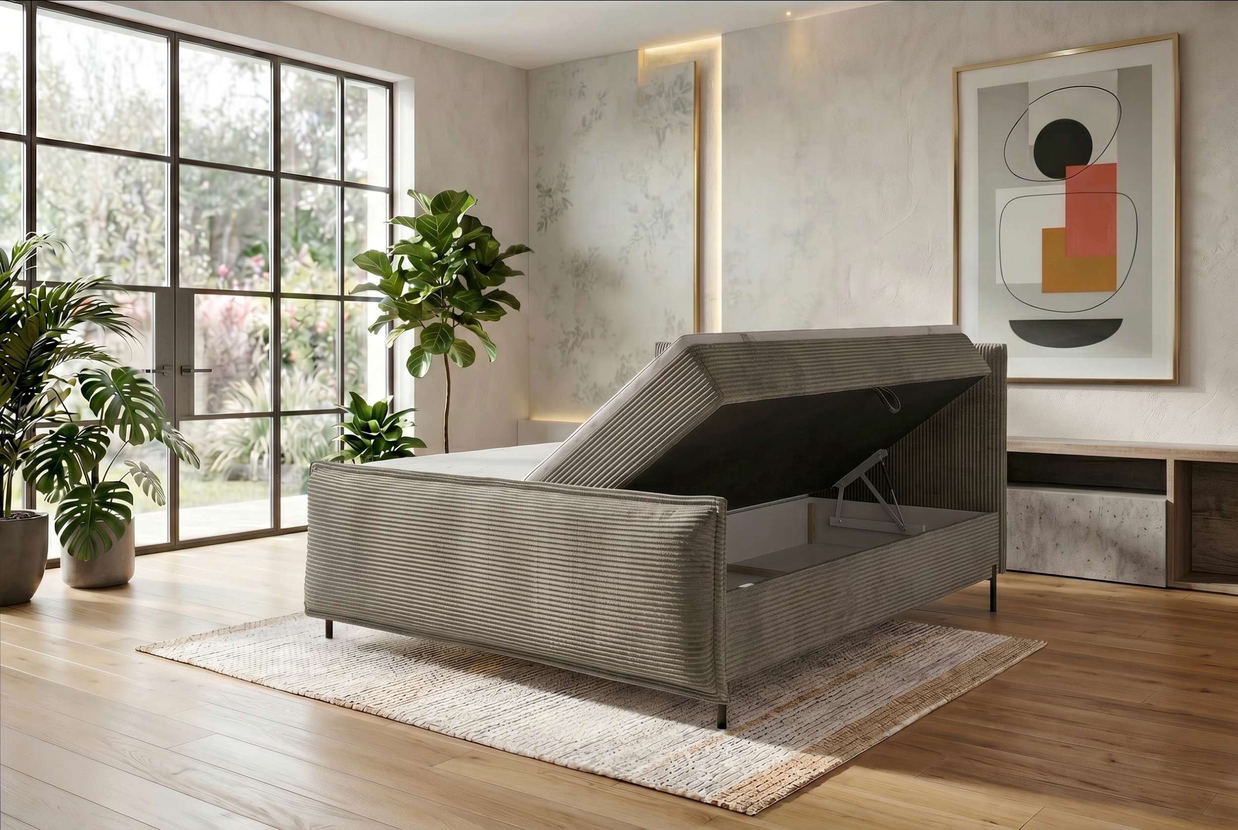 Boxspringbett Elysio Plus Cappuccino
