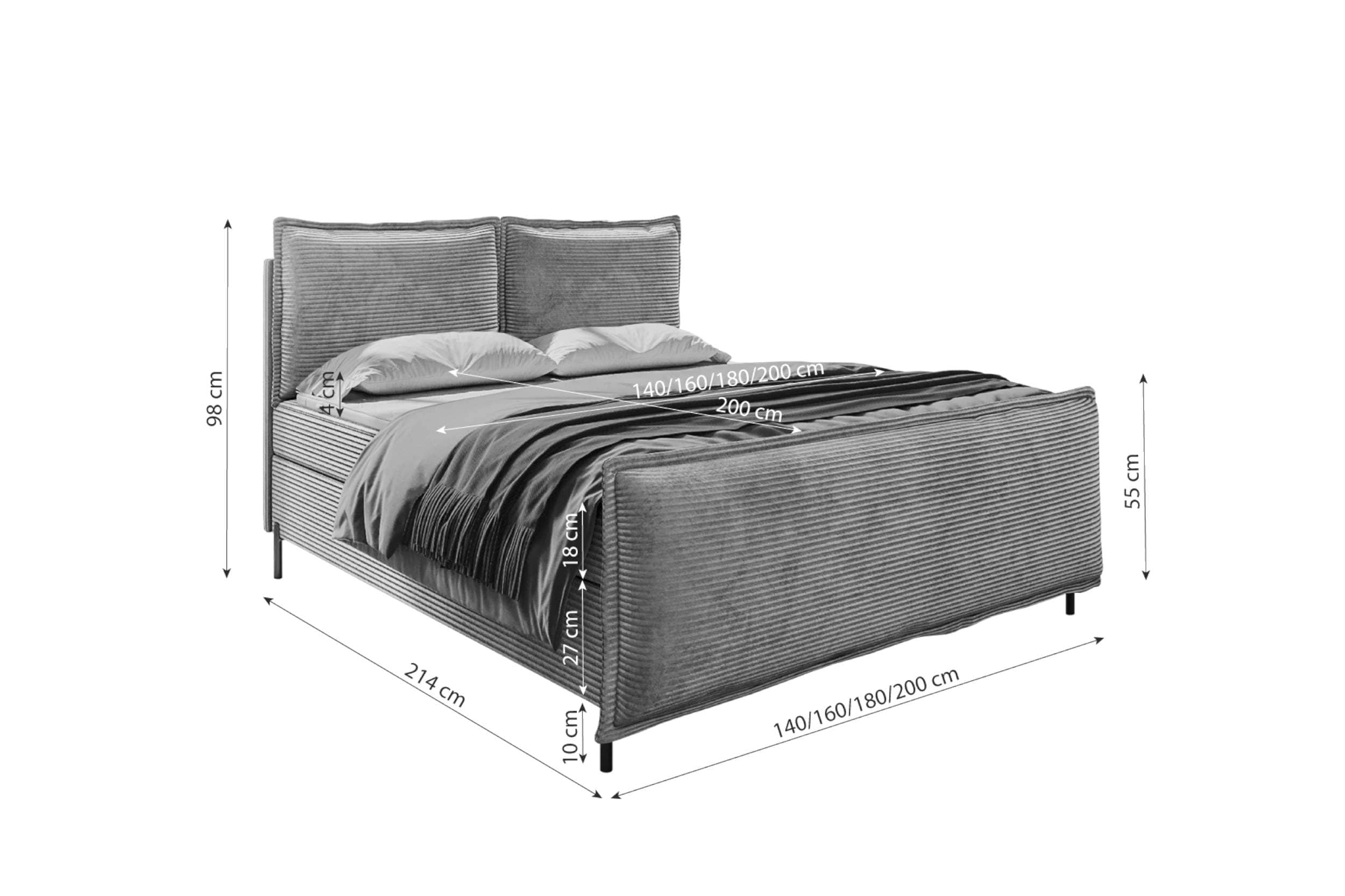 Boxspringbett Elysio Plus Cappuccino
