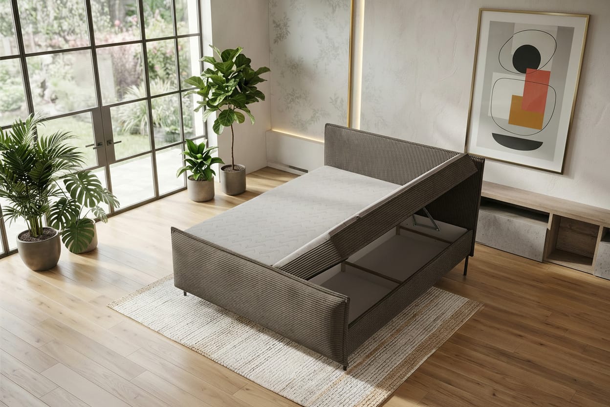 Boxspringbett Elysio Plus Cappuccino