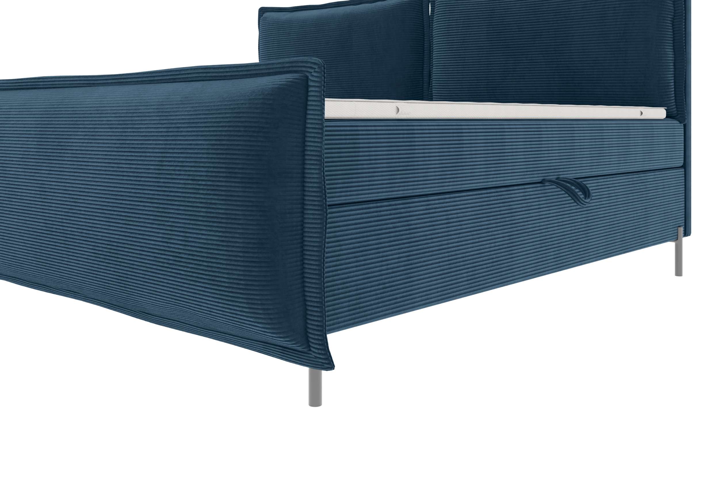 Boxspringbett Elysio Plus Familienbett Blau
