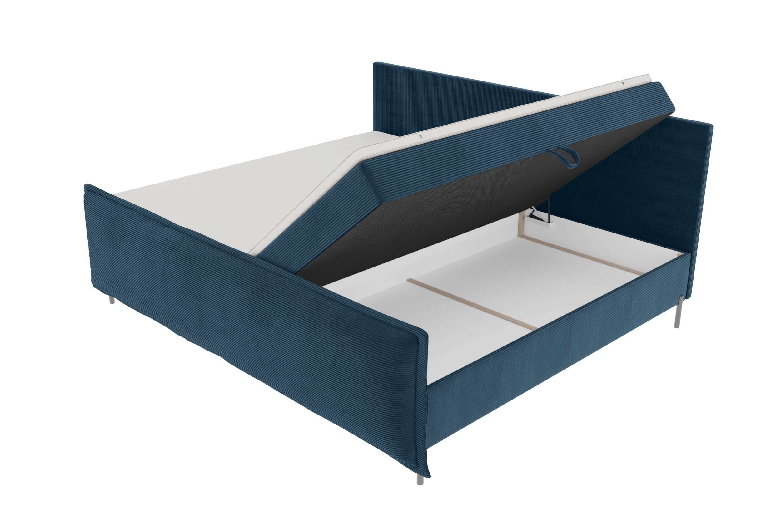 Boxspringbett Elysio Plus Familienbett Blau