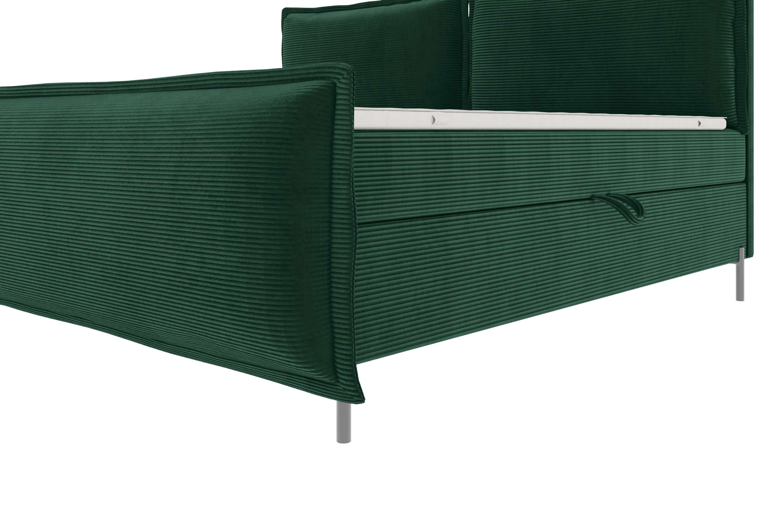 Boxspringbett Elysio Plus Familienbett Dunkelgrün