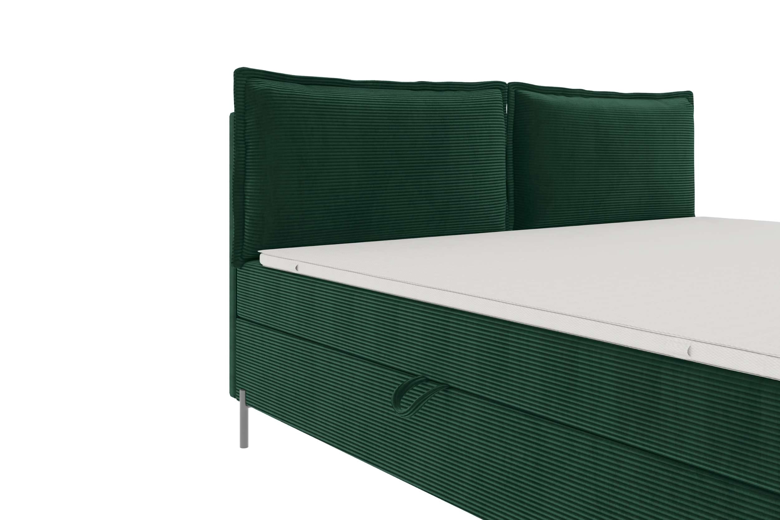 Boxspringbett Elysio Plus Familienbett Dunkelgrün