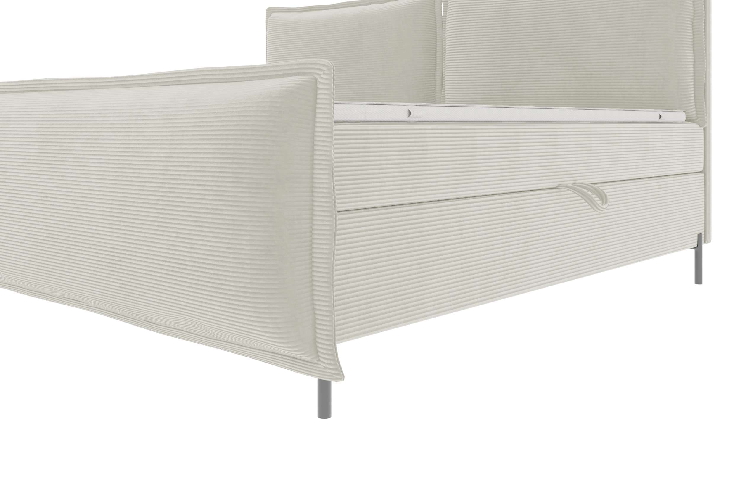 Boxspringbett Elysio Plus Familienbett Greige