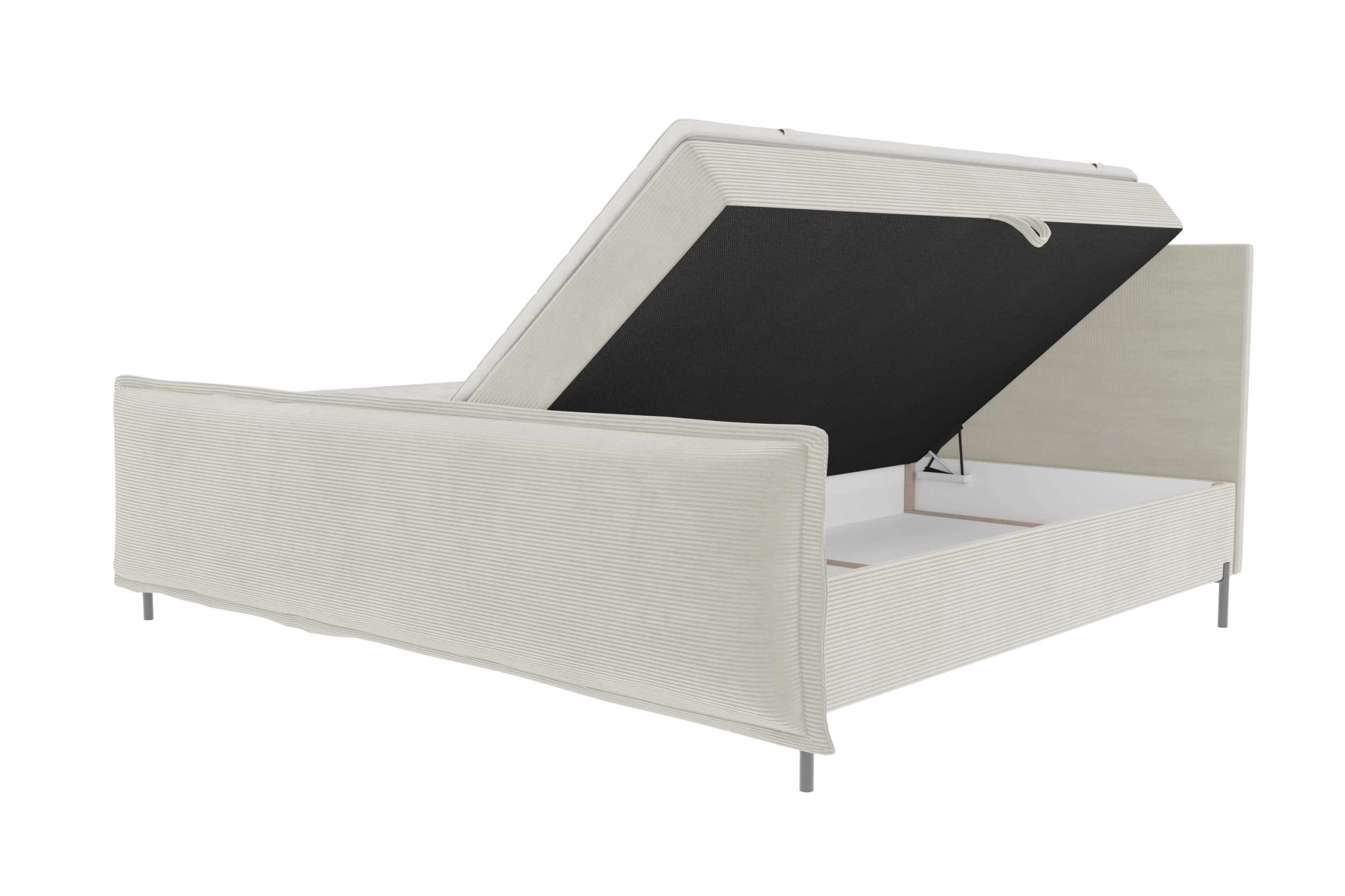 Boxspringbett Elysio Plus Familienbett Greige