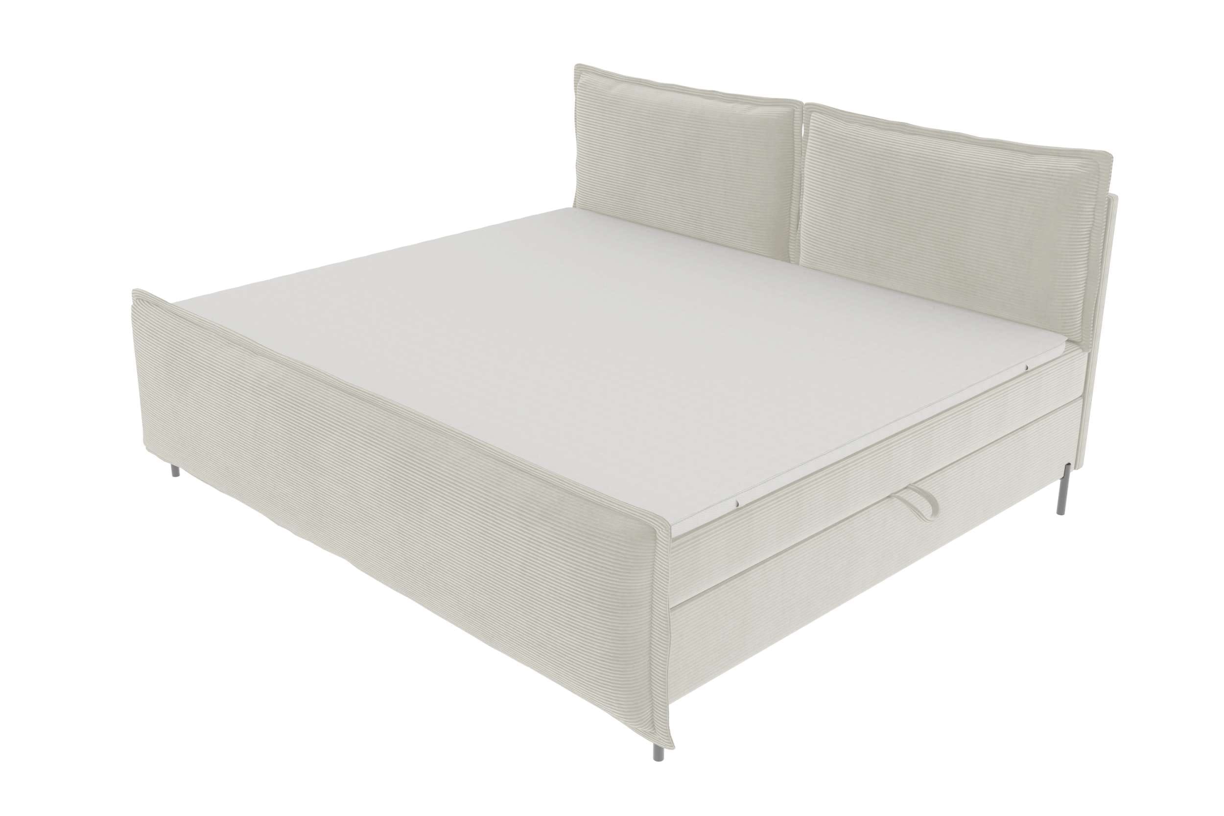 Boxspringbett Elysio Plus Familienbett Greige