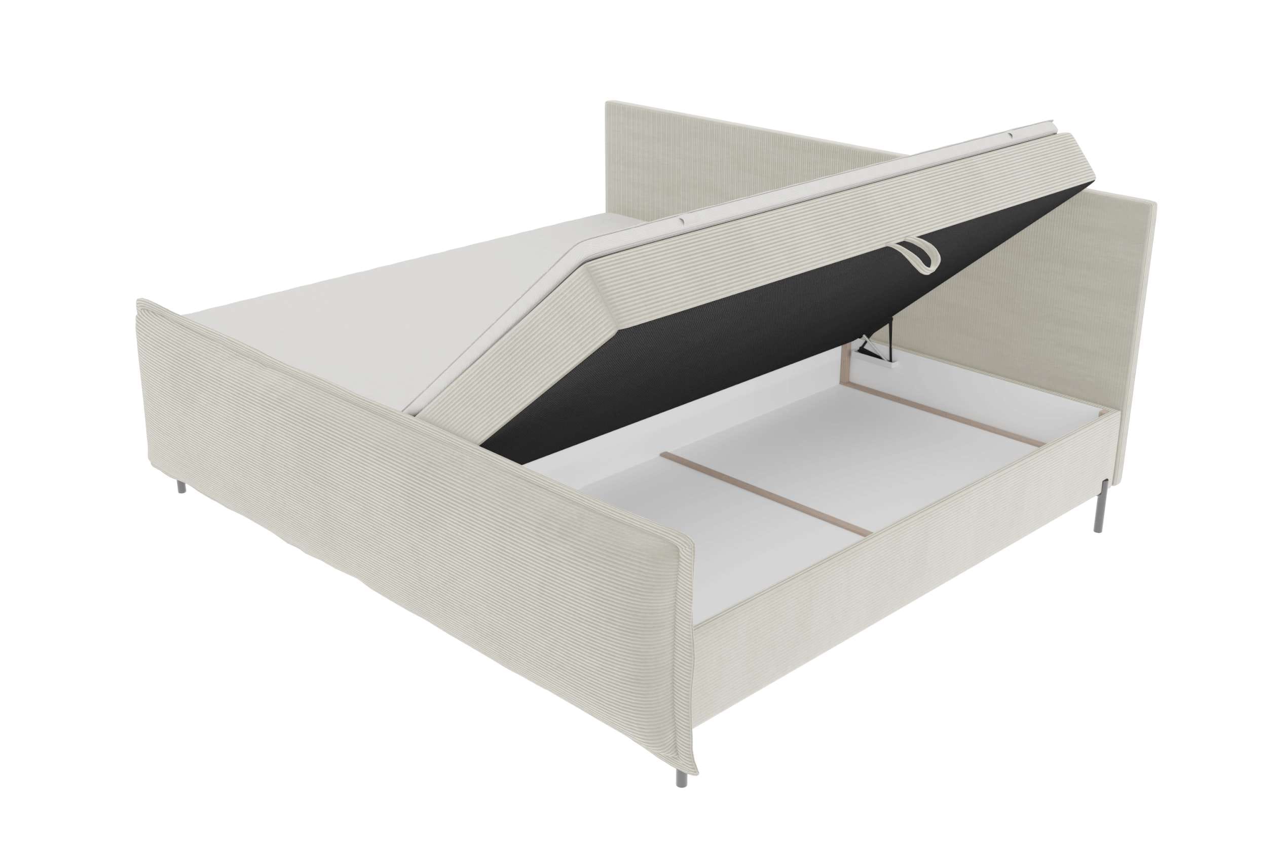 Boxspringbett Elysio Plus Familienbett Greige