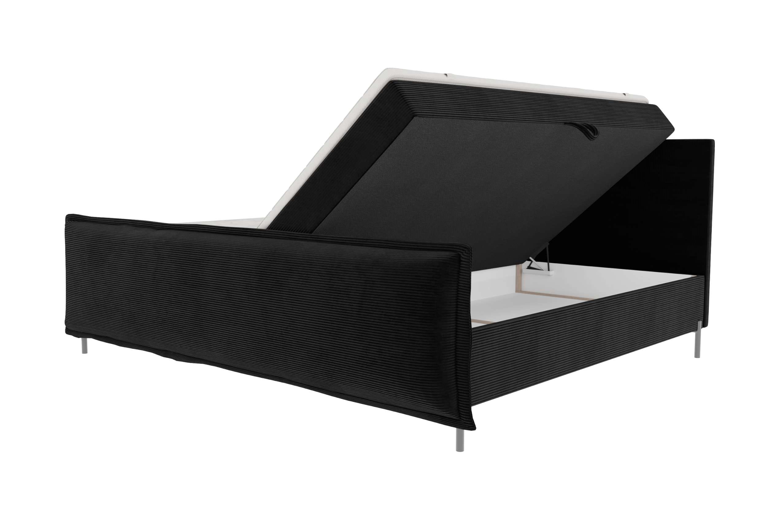 Boxspringbett Elysio Plus Familienbett Schwarz