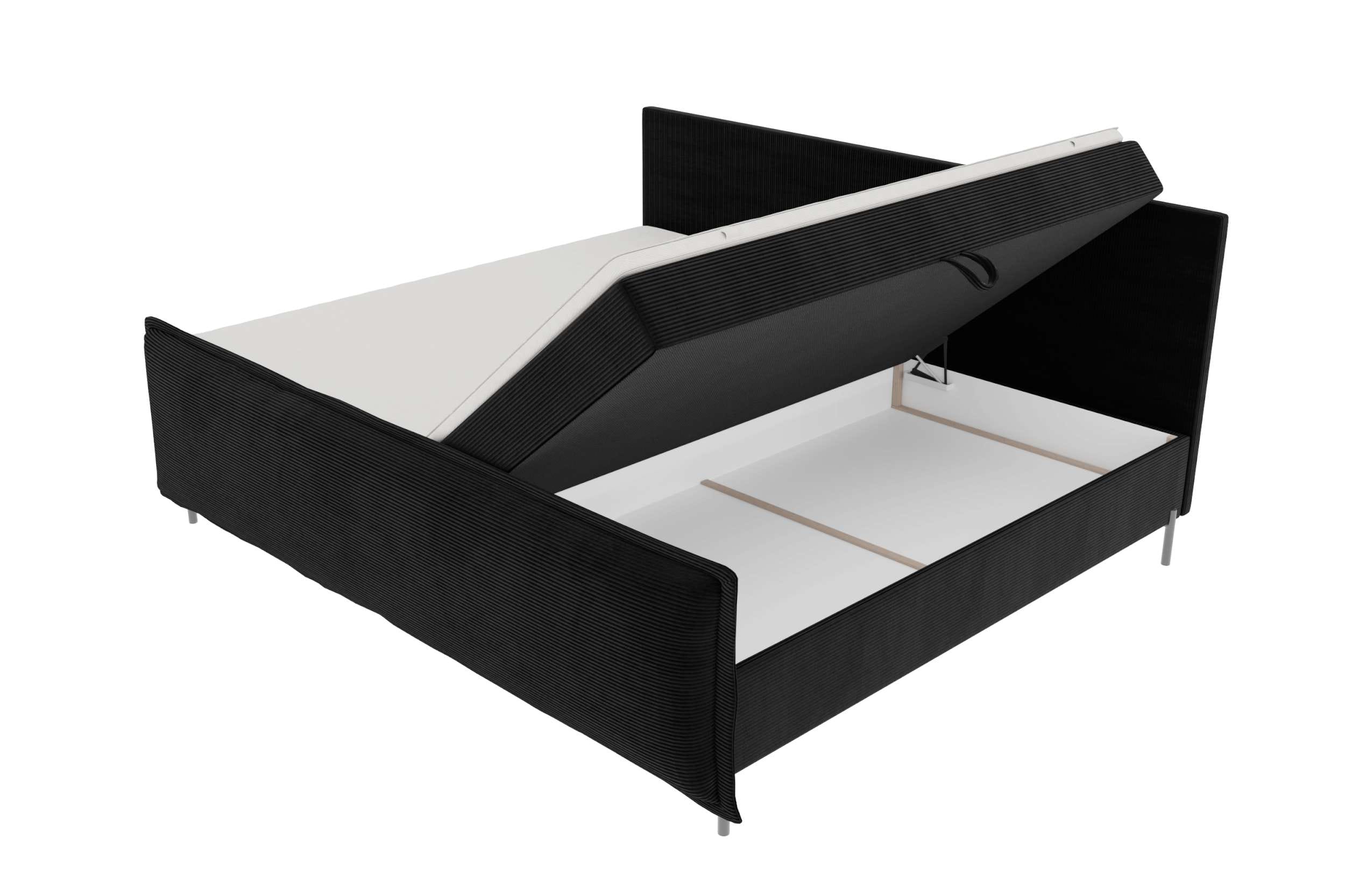 Boxspringbett Elysio Plus Familienbett Schwarz