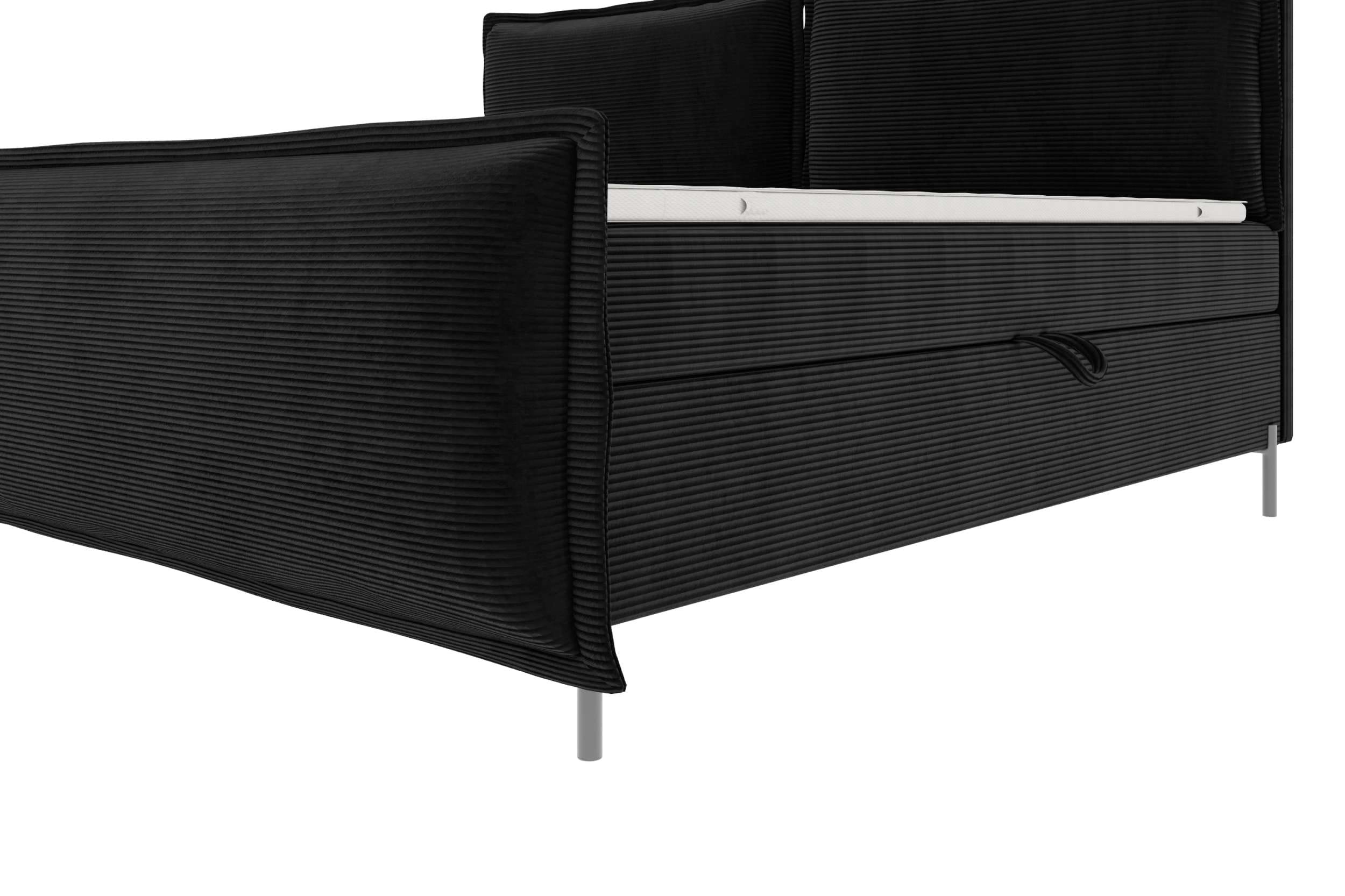 Boxspringbett Elysio Plus Familienbett Schwarz