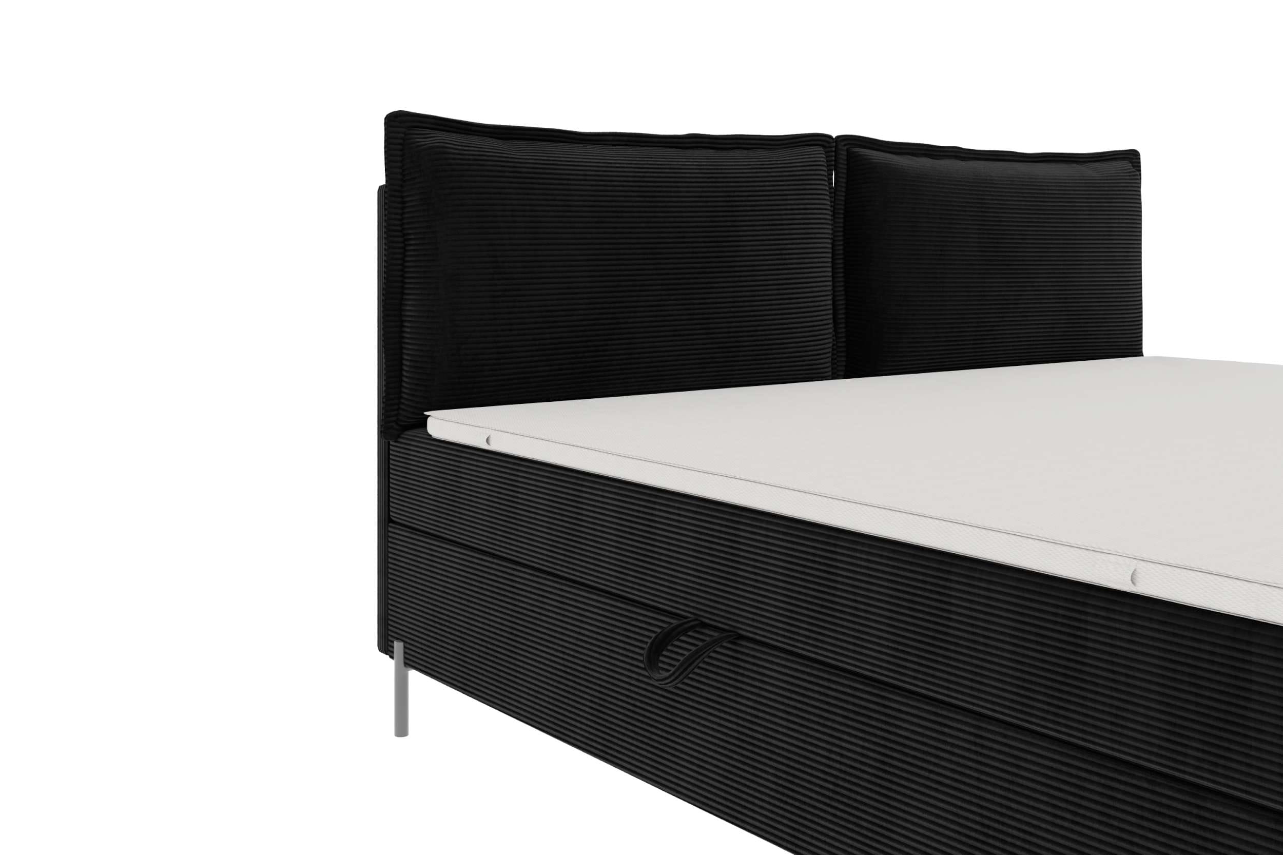 Boxspringbett Elysio Plus Familienbett Schwarz