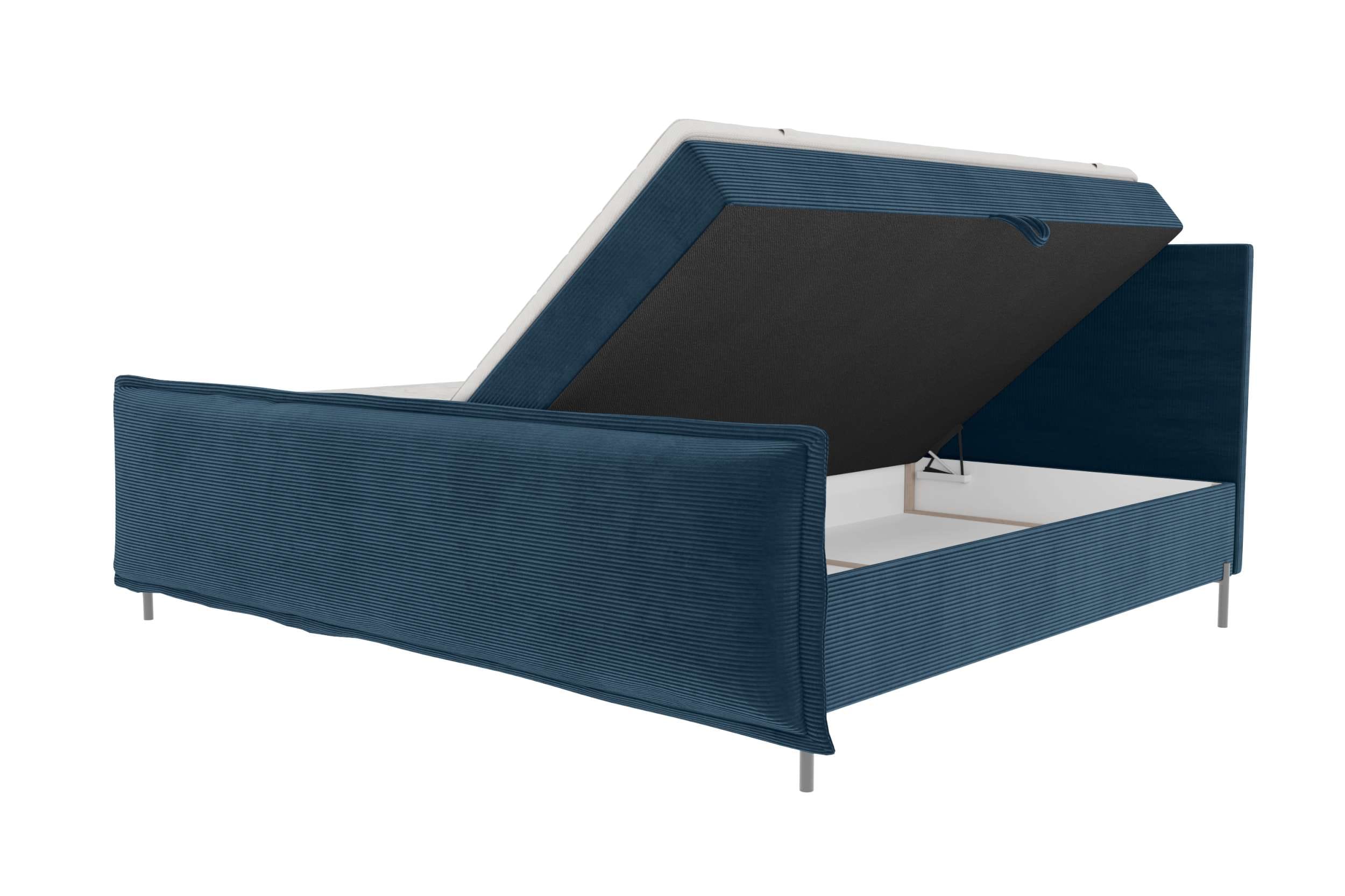 Boxspringbett Elysio Plus Familienbett Blau