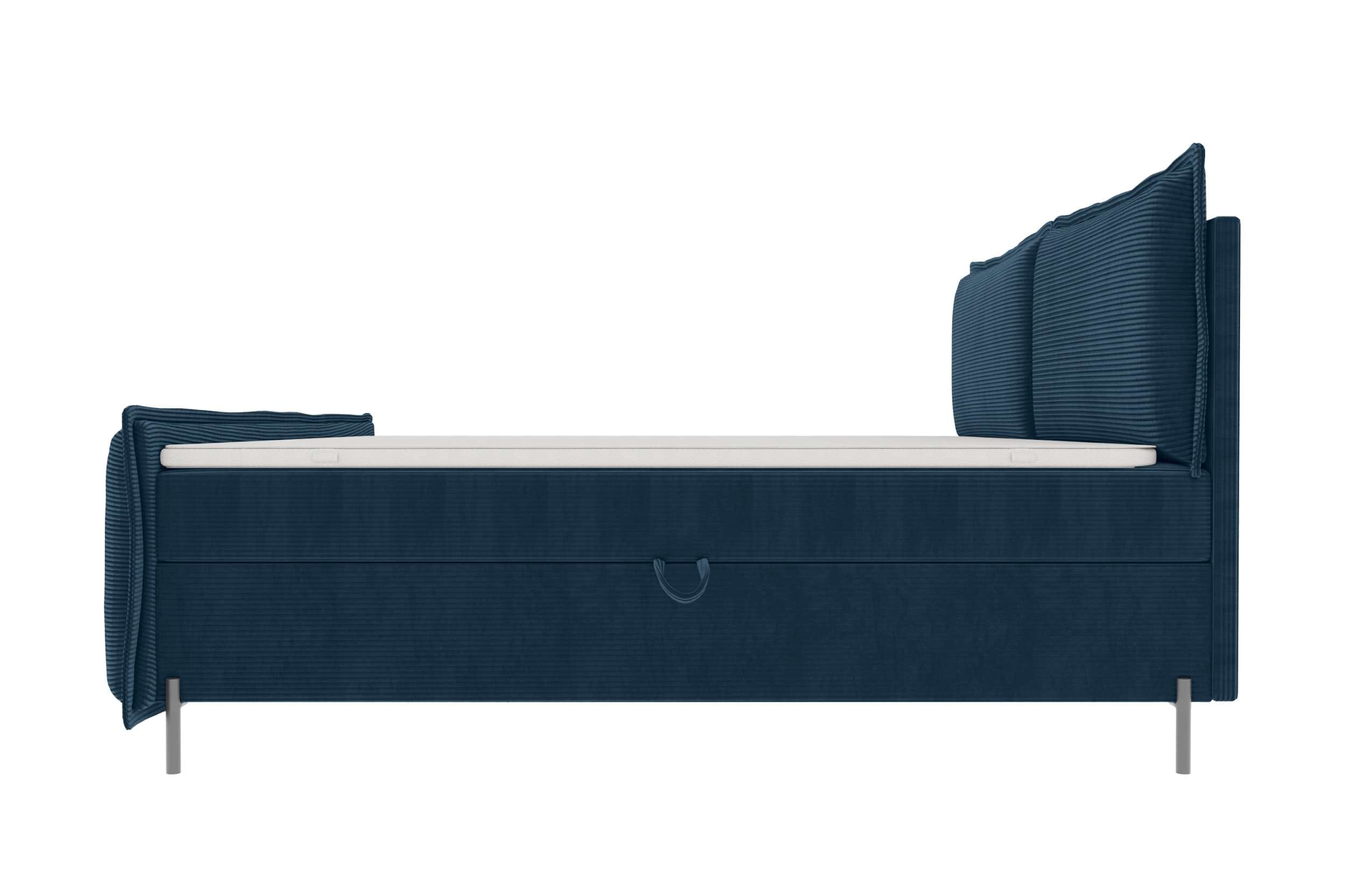 Boxspringbett Elysio Plus Familienbett Blau