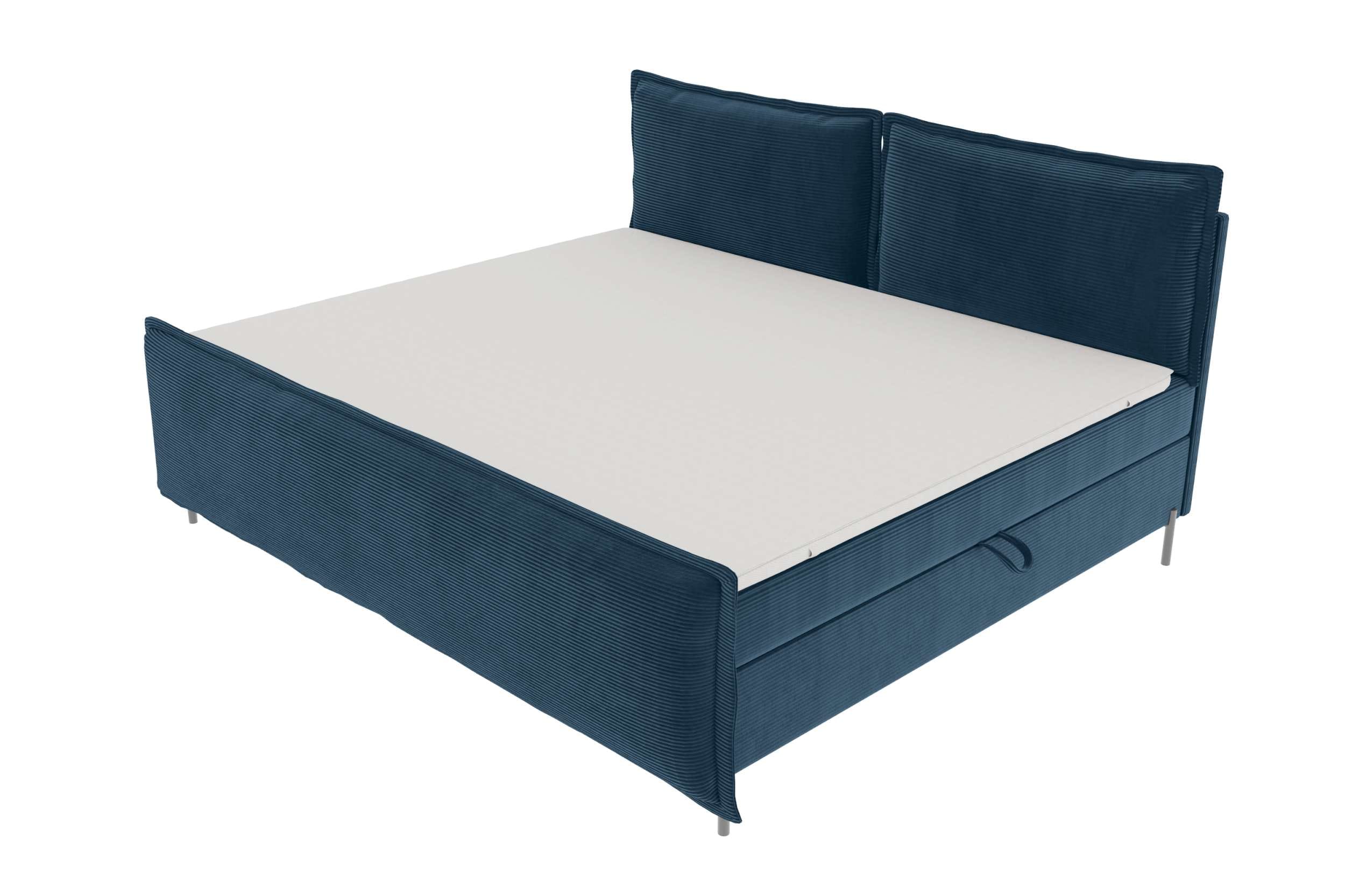 Boxspringbett Elysio Plus Familienbett Blau