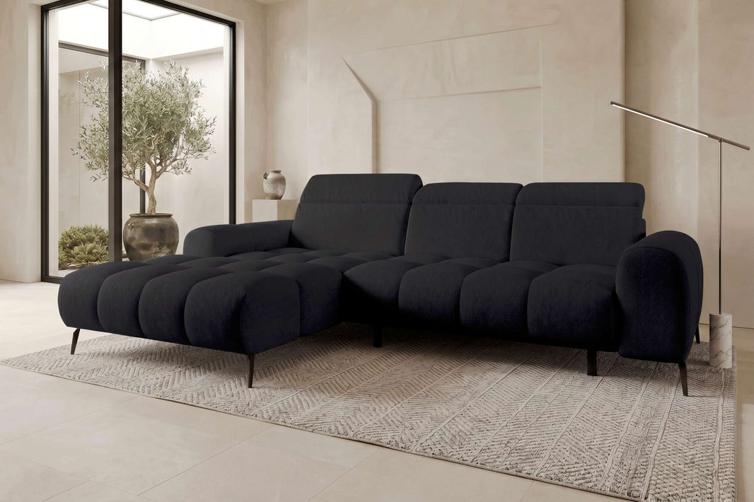 Couch Kairo L Form in Stoff