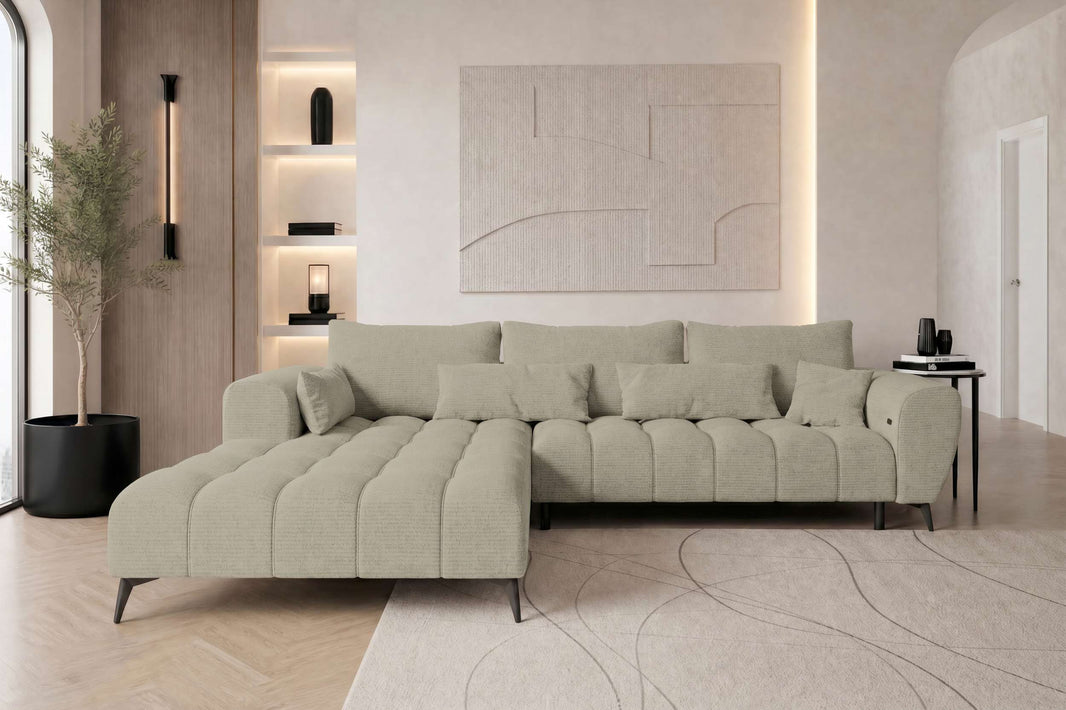 Stoff Ecksofa Avino L Form