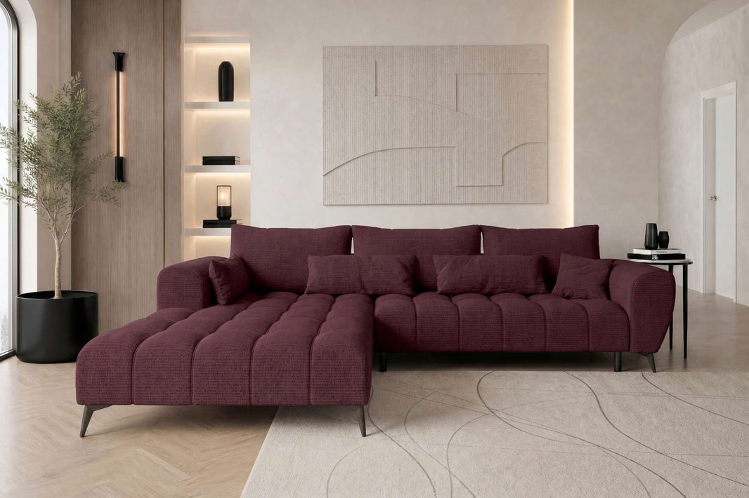 Stoff Ecksofa Avino L-Form