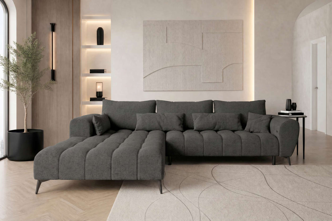 Stoff Ecksofa Avino L-Form
