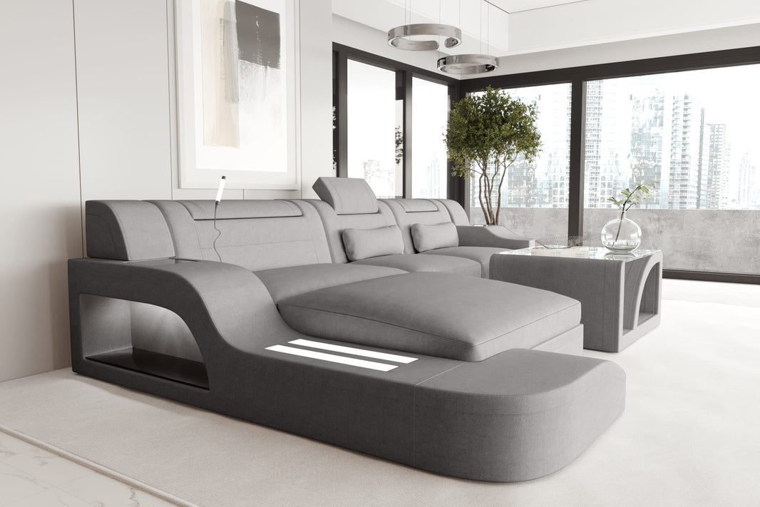 Ecksofa Palermo L Form Stoffsofa