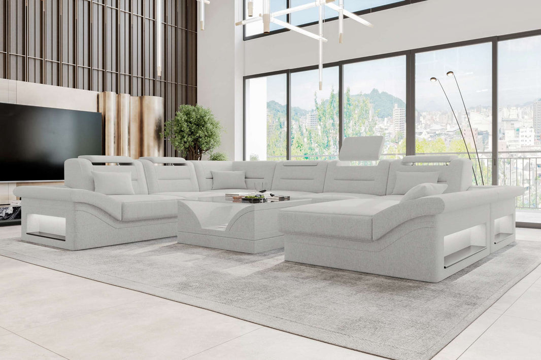XXL Wohnlandschaft Enzo Stoffsofa