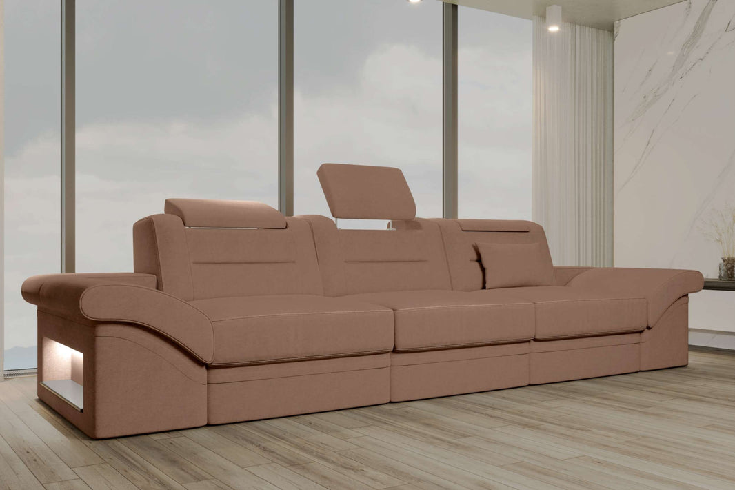 Couch Monza 3 Sitzer Stoffsofa