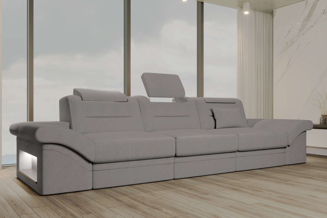 Couch Monza 3 Sitzer Stoffsofa