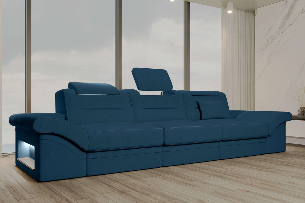 Couch Monza 3 Sitzer Stoffsofa