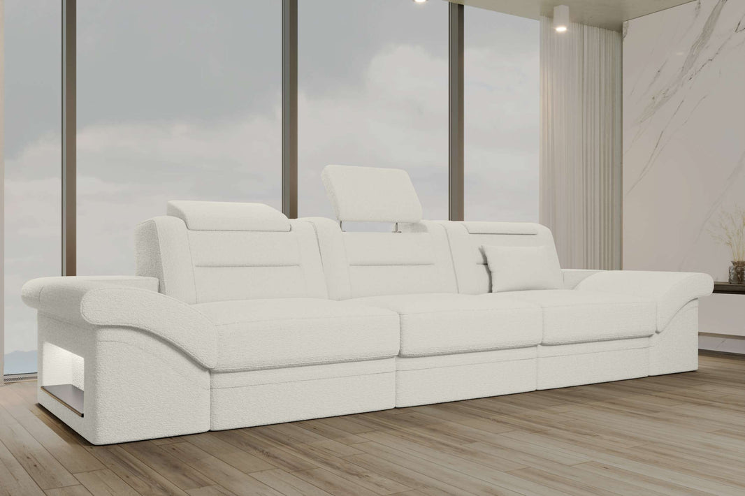 Couch Monza 3 Sitzer Stoffsofa