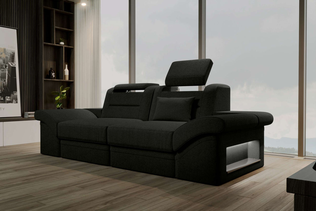 2-Sitzer Polstersofa Monza Dunkelgrün