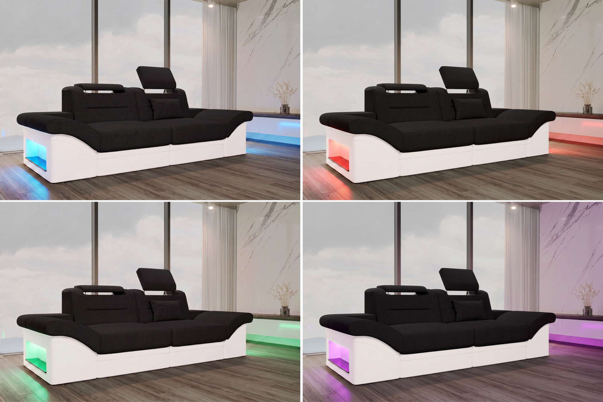 2-Sitzer Polstersofa Monza Dunkelgrün