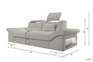 2-Sitzer Polstersofa Monza Dunkelgrün