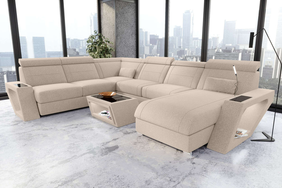 XXL Wohnlandschaft Catania Stoffsofa