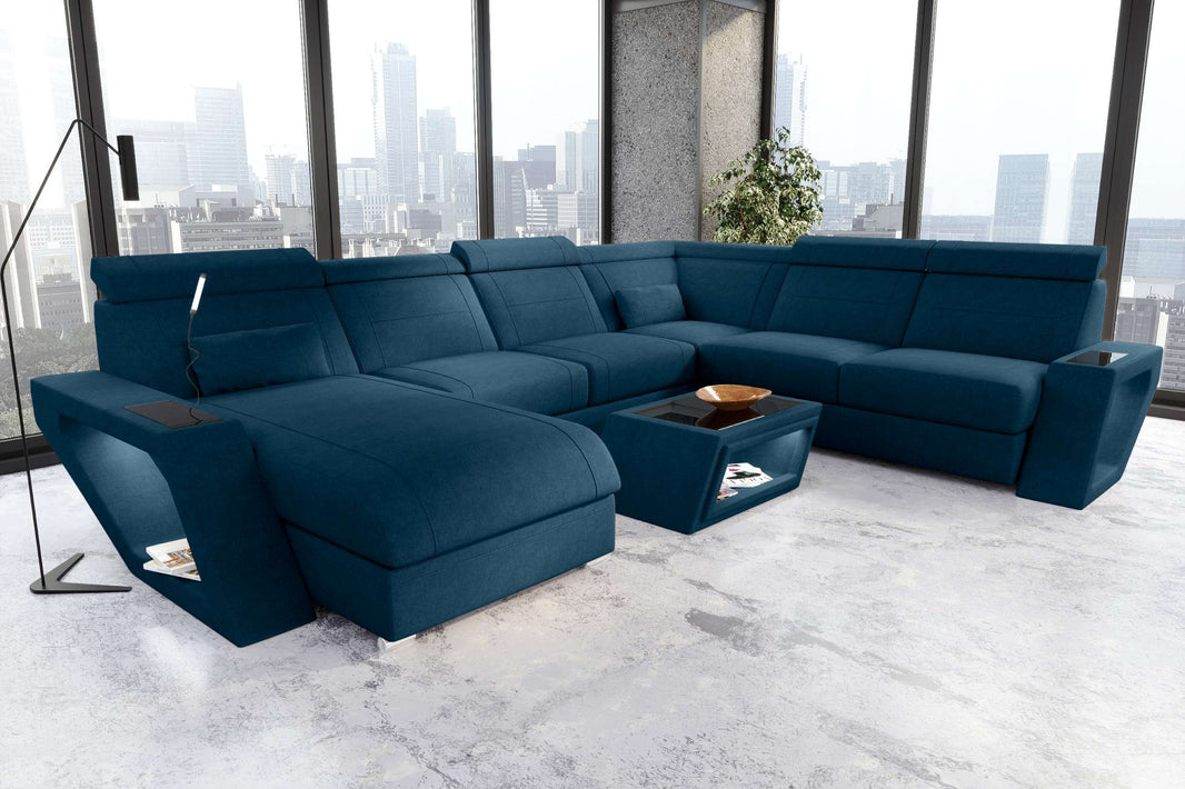 XXL Wohnlandschaft Catania Stoffsofa