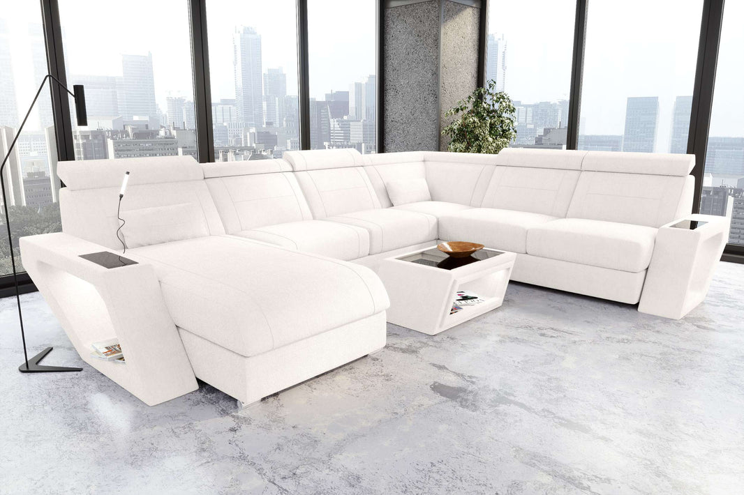 XXL Wohnlandschaft Catania Stoffsofa