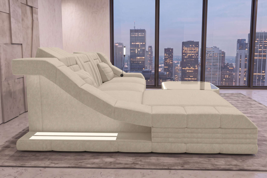 Ecksofa Turino L Form Stoffsofa