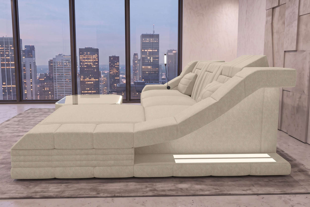 Ecksofa Turino L Form Stoffsofa